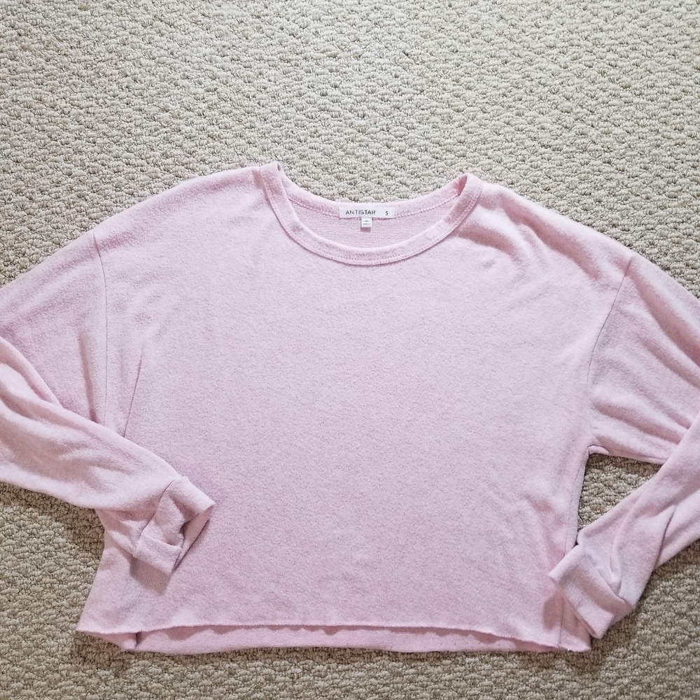 Antistar Longsleeve Semi Crop Top